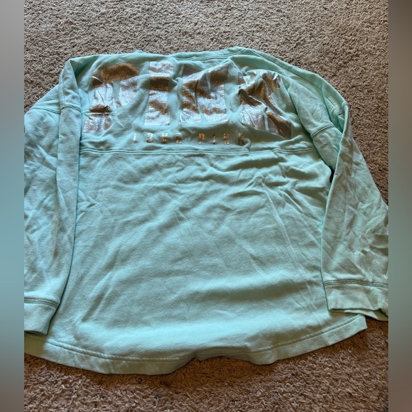 Pink by VS mint pullover - Picture 1 of 3
